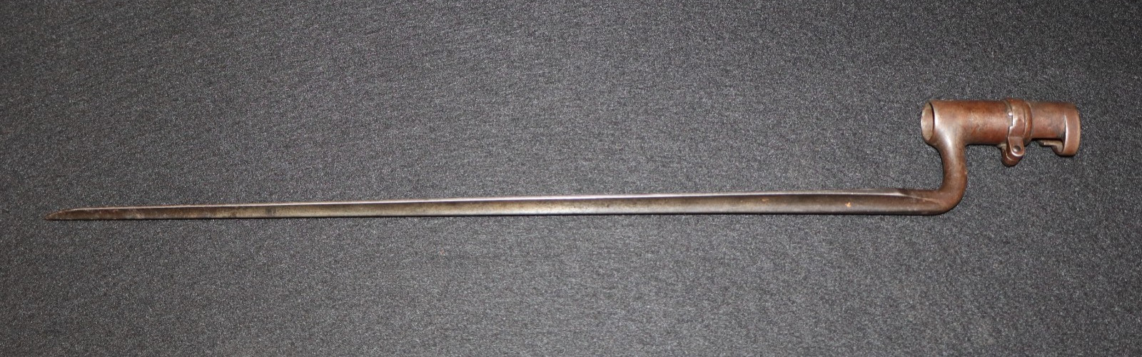 Indian Wars US Army M1873 Trapdoor Springfield Socket Bayonet U.S. Ricasso Mark