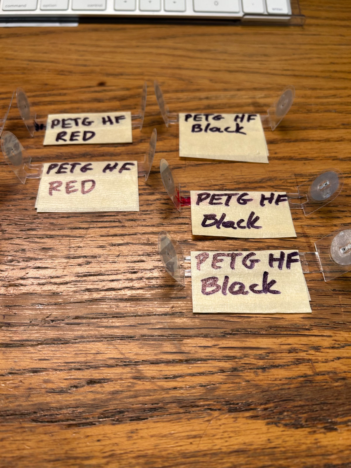 Bambu Lab Filament Spool RFID NFC Tag ONLY NO SPOOL PETG HF PLA BASIC red green