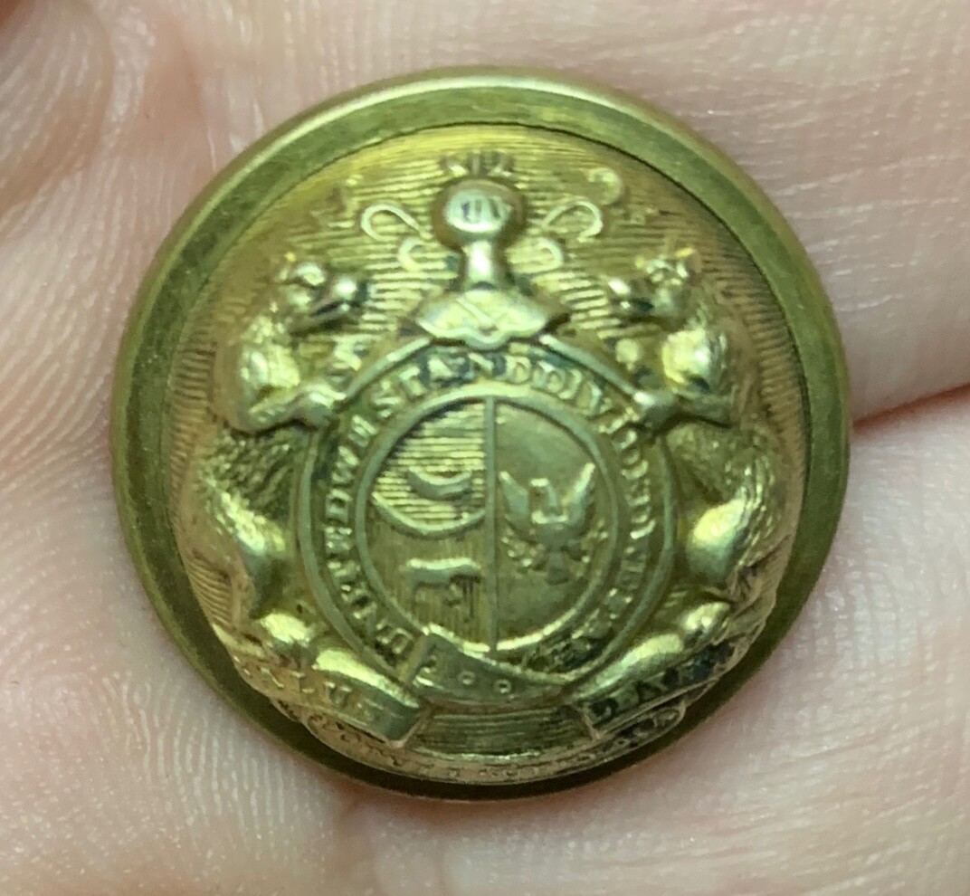 Missouri Militia Civil War Coat Button