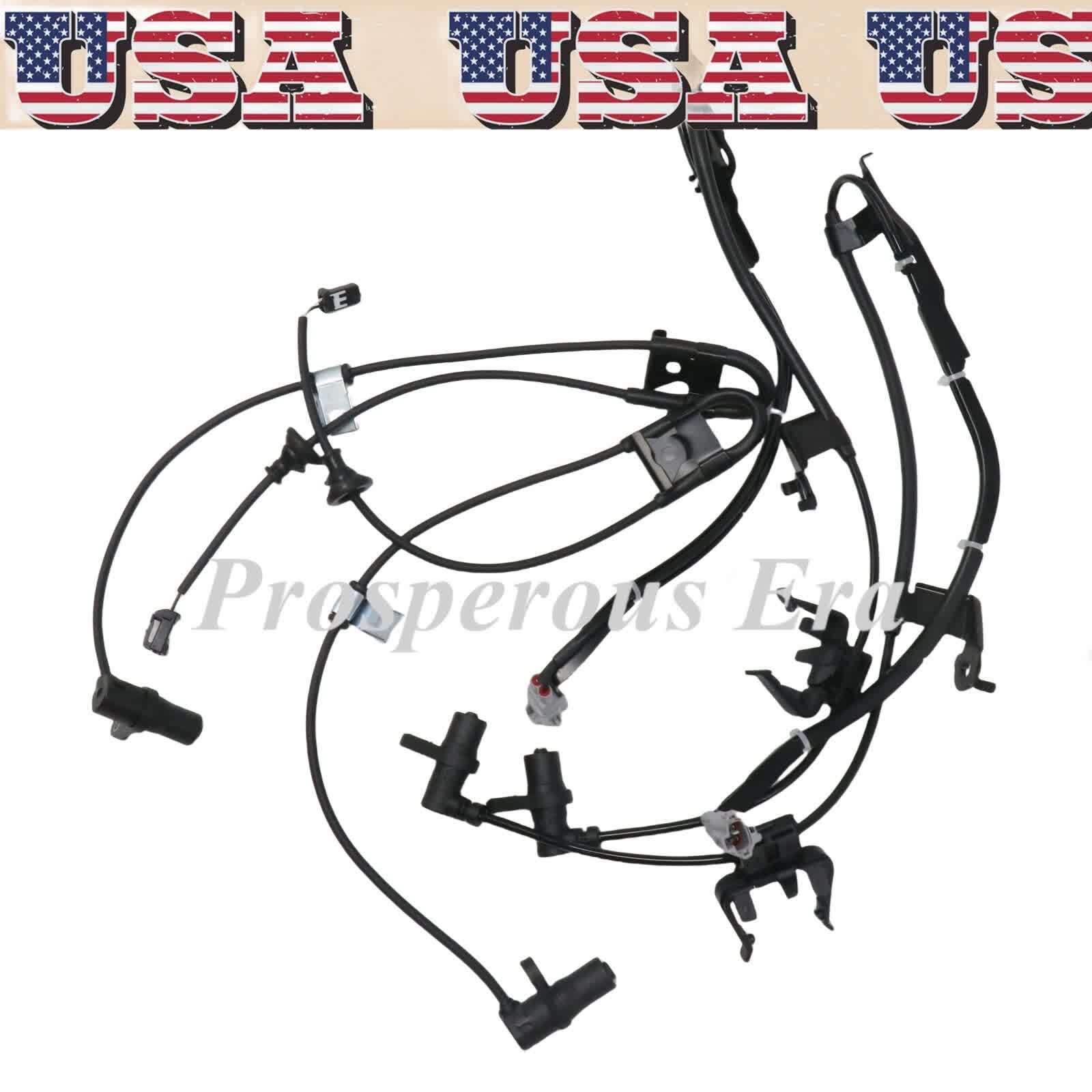 4X Front & Rear ABS Speed Sensor Set For Toyota Highlander RX330 RX350 RX400h