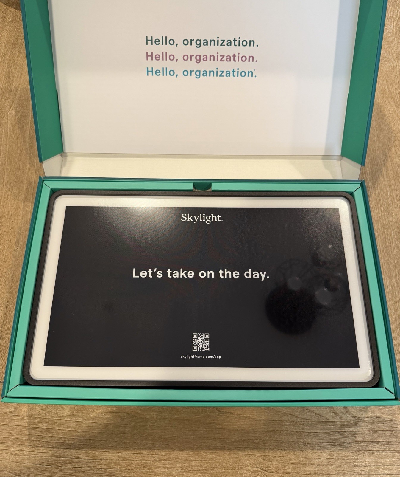 NEW Skylight Calendar 2 Smart Calendar 15.6” Shadowbox Charcoal 152CAL Sealed