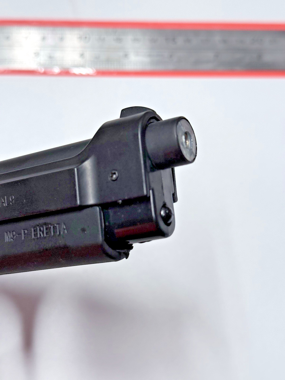 9mm M9 Beretta Jet Black Slide Action Gun Pistol Jet Torch Lighter USA 1:1 Big