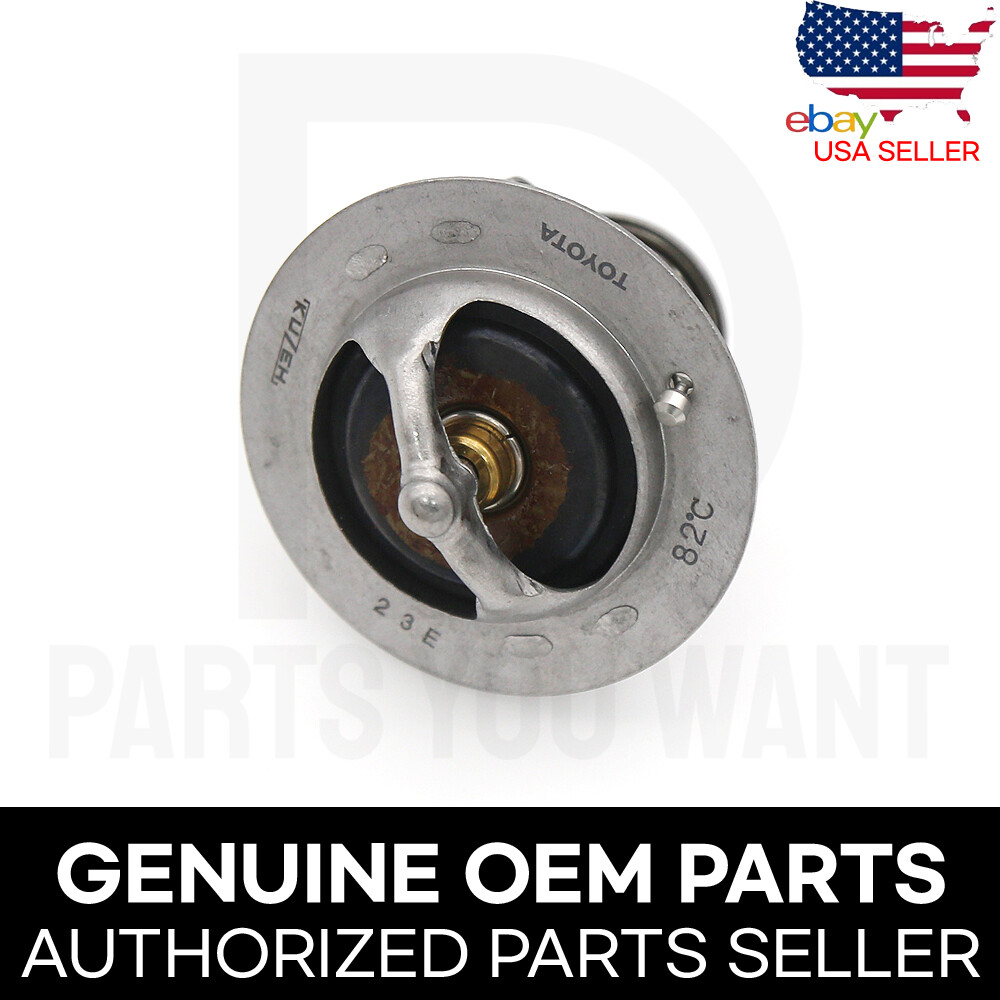 GENUINE Toyota Lexus OEM Coolant Thermostat 90916-03100 + Gasket 16346-50010 SET