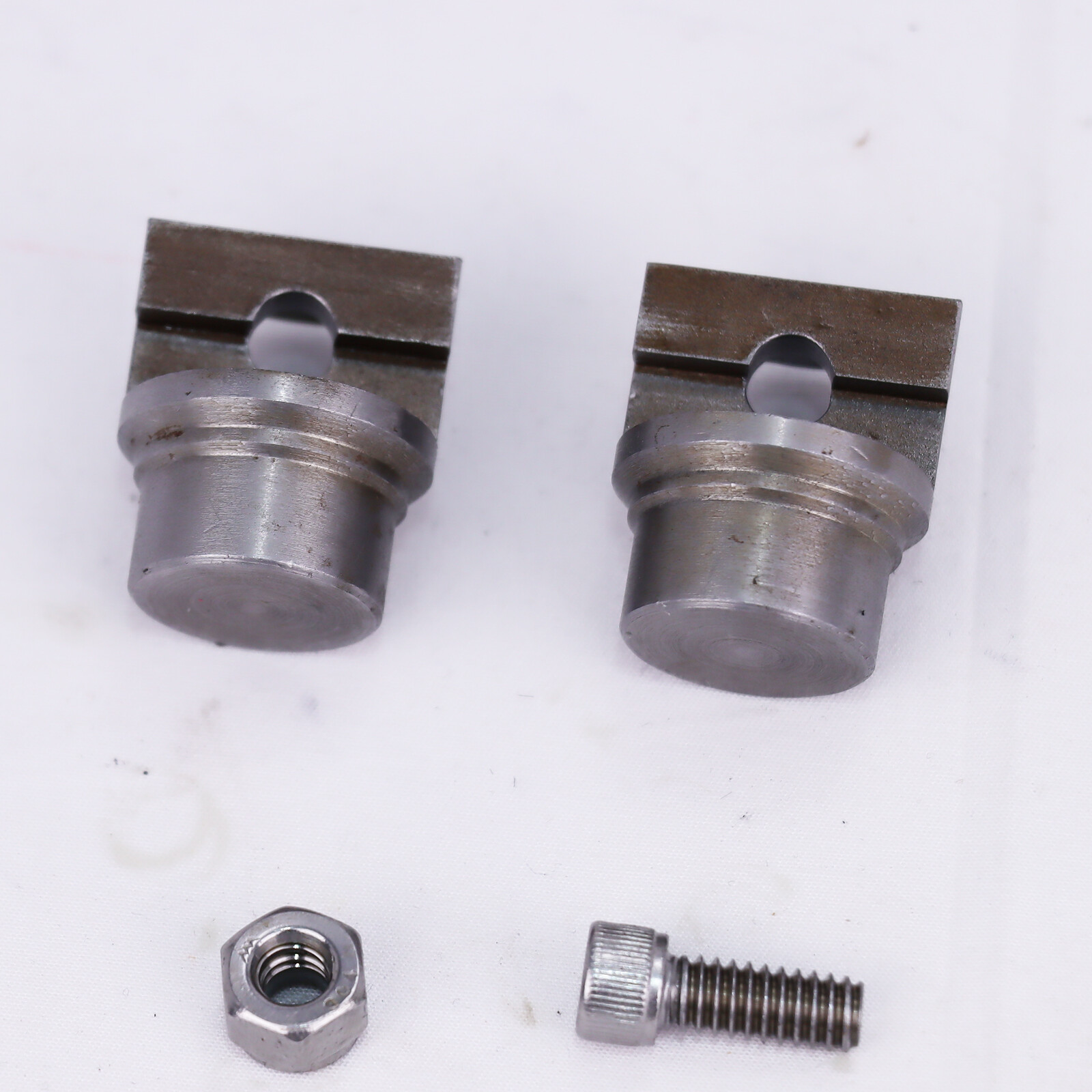 2PC 1" Weld In Tube Connector Adapter Roll Cage Bungs For .095 & .065 Wall Steel