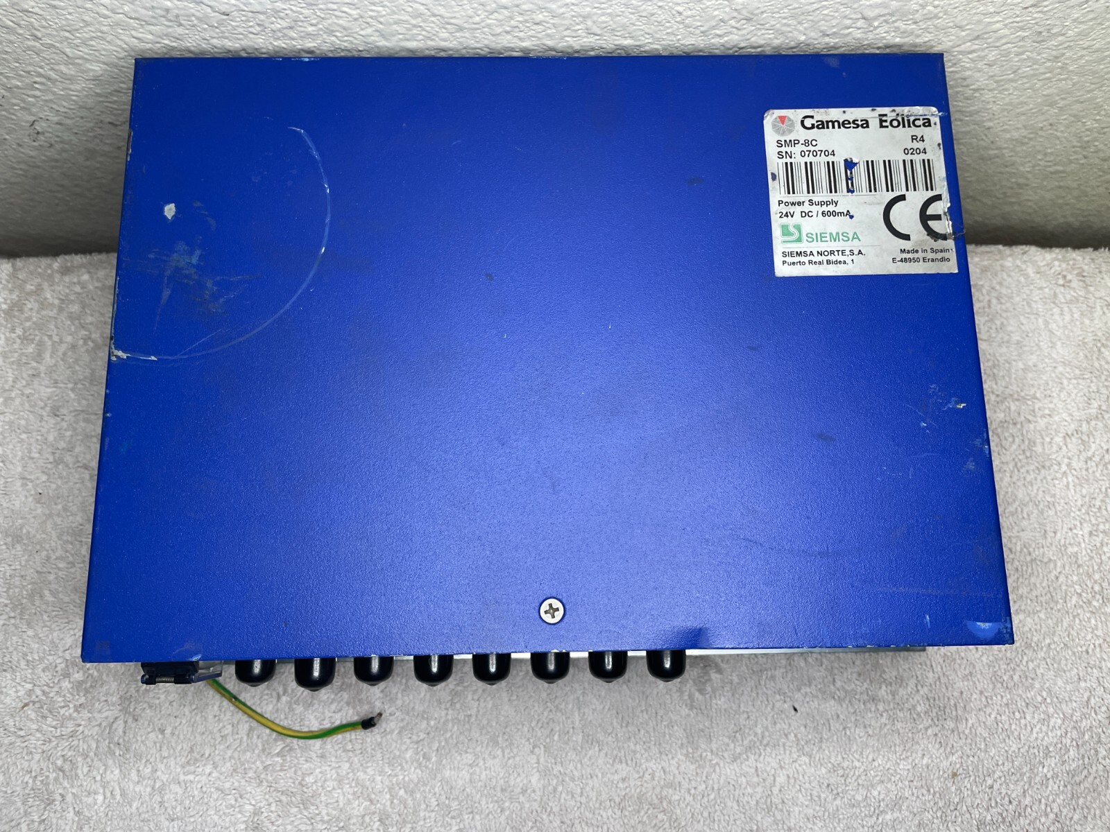 Gamesa Eólica SMP-8C R4 Monitoring System *Read