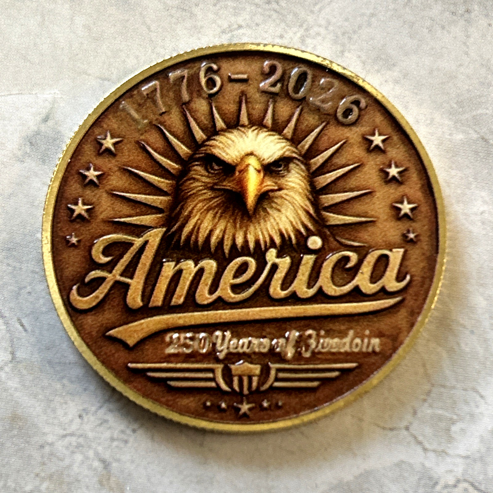 *USA 250TH ANNIVERSARY* Birth Of A Nation 1776-2026 Commemorative Coin Medal