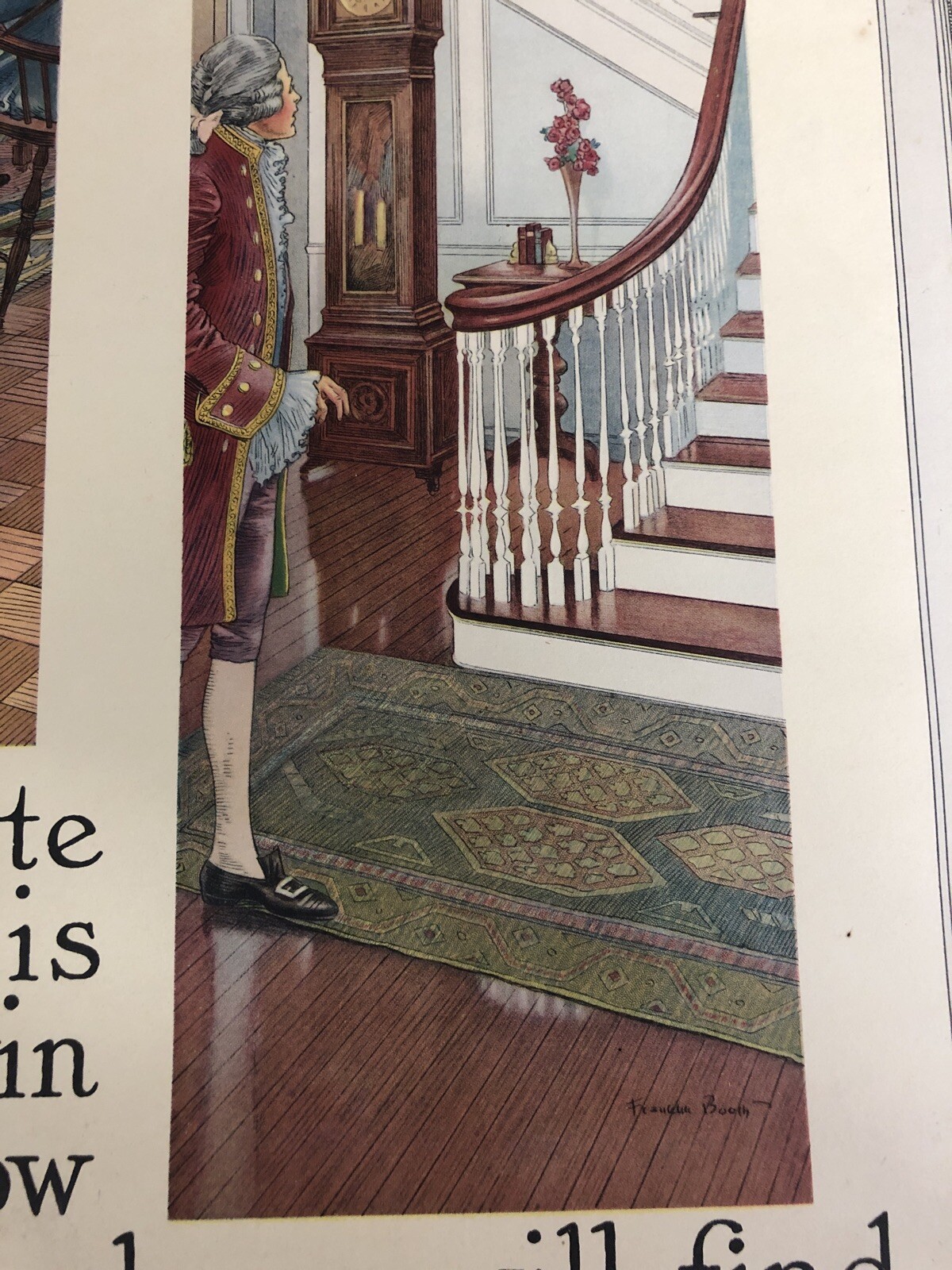 1917 Pratt & Lambert Vitralite “ The Long-Life White Enamel Advertising Poster