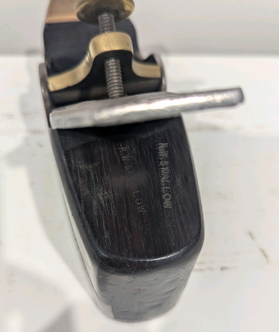 Stewart Spiers Rosewood Dovetailed Infil Plane with James Howarth blade