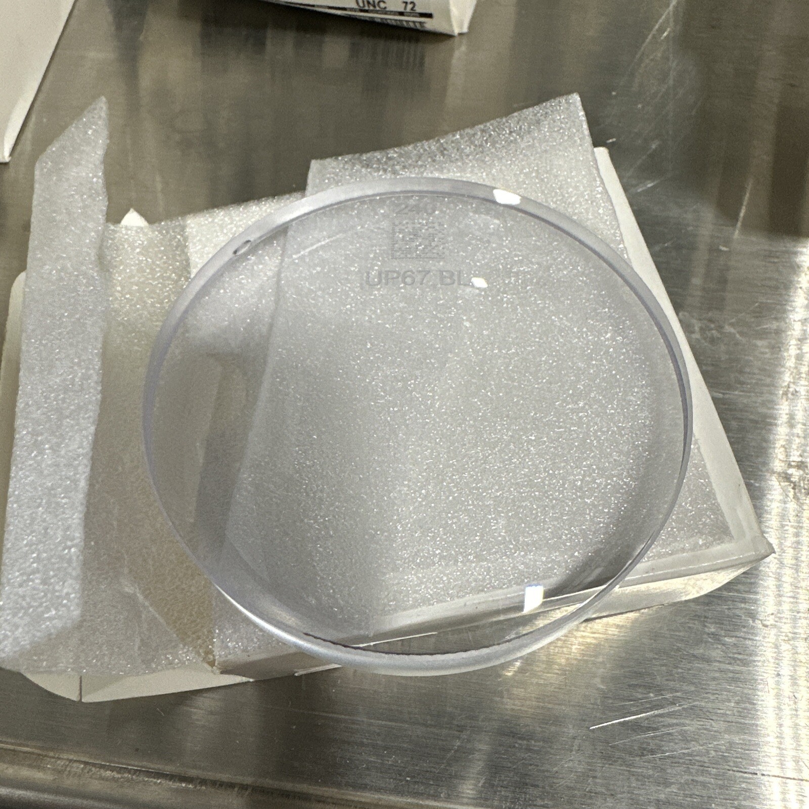 Zeiss BlueGuard Blue Light Lens Puck 1.67 Index 2.40 Base *New*