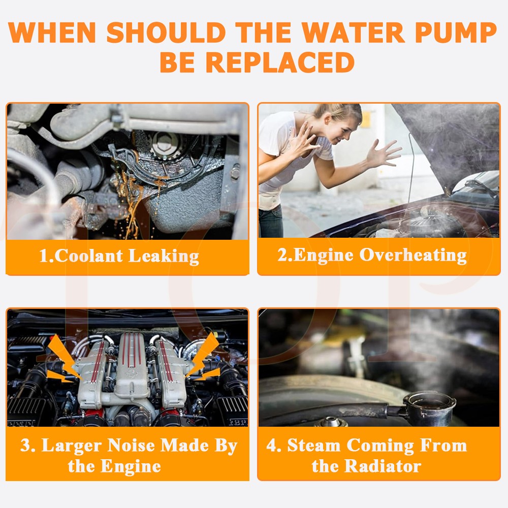 Engine Water Pump 06L121111H For A4 A3 TT VW Tiguan Jetta Golf GTI Beetle 2.0T