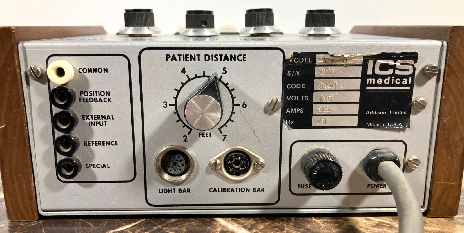 ICS Optical Stimulation Instrument NOS-30 Vintage Optometry Medical Equipment