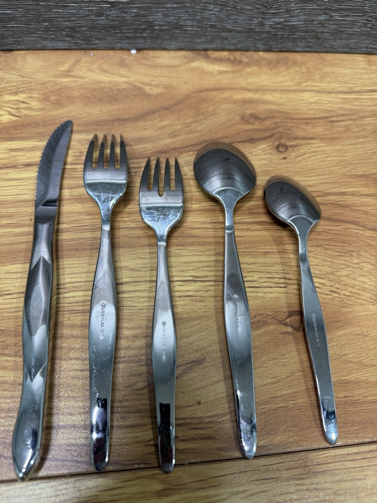 Cutco USA 18/10 Stainless Steel 5pc. Place Setting Flatware Set(Service for One)