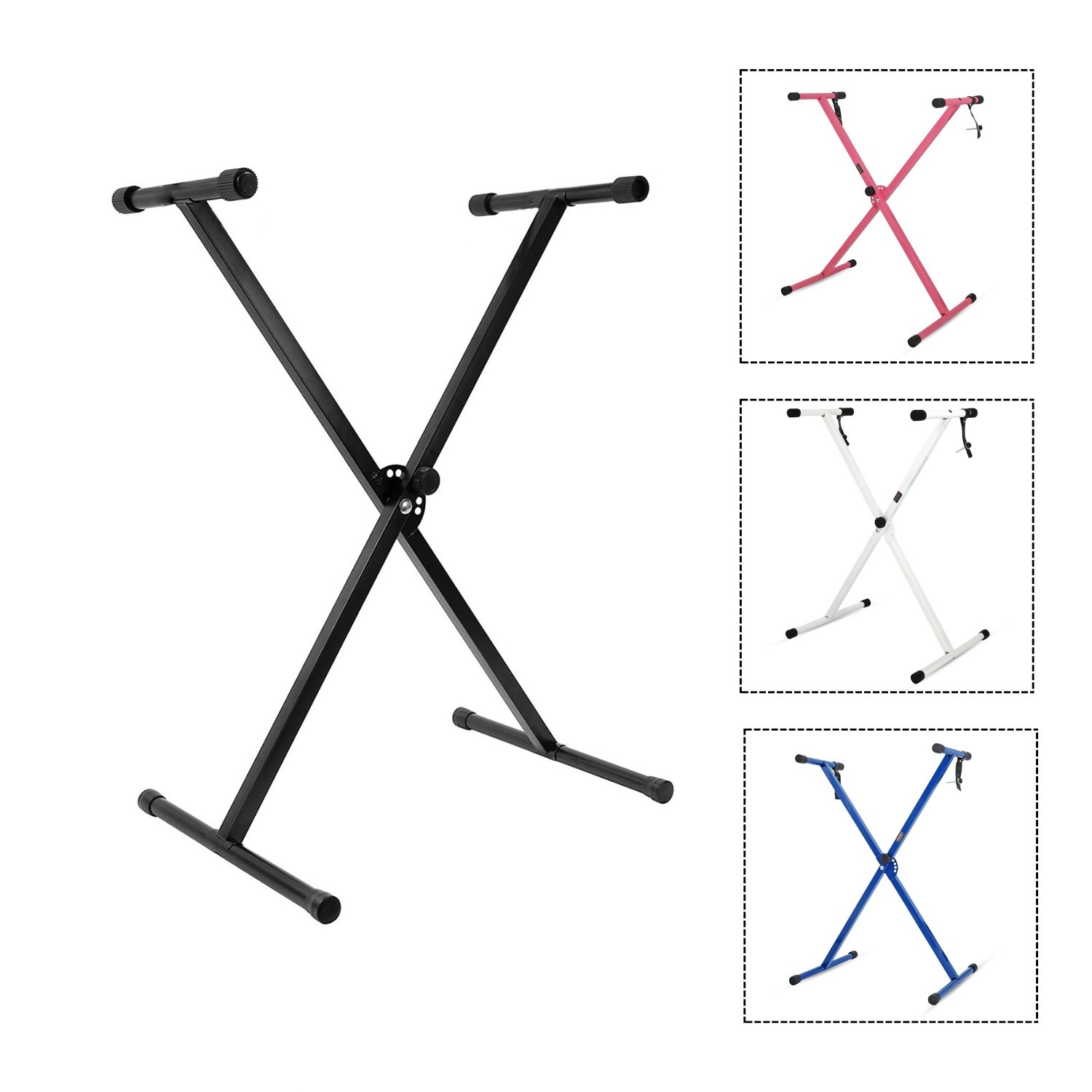 5 Core Keyboard Stand Adjustable Professional Metal Electric for 49 61 76 Key