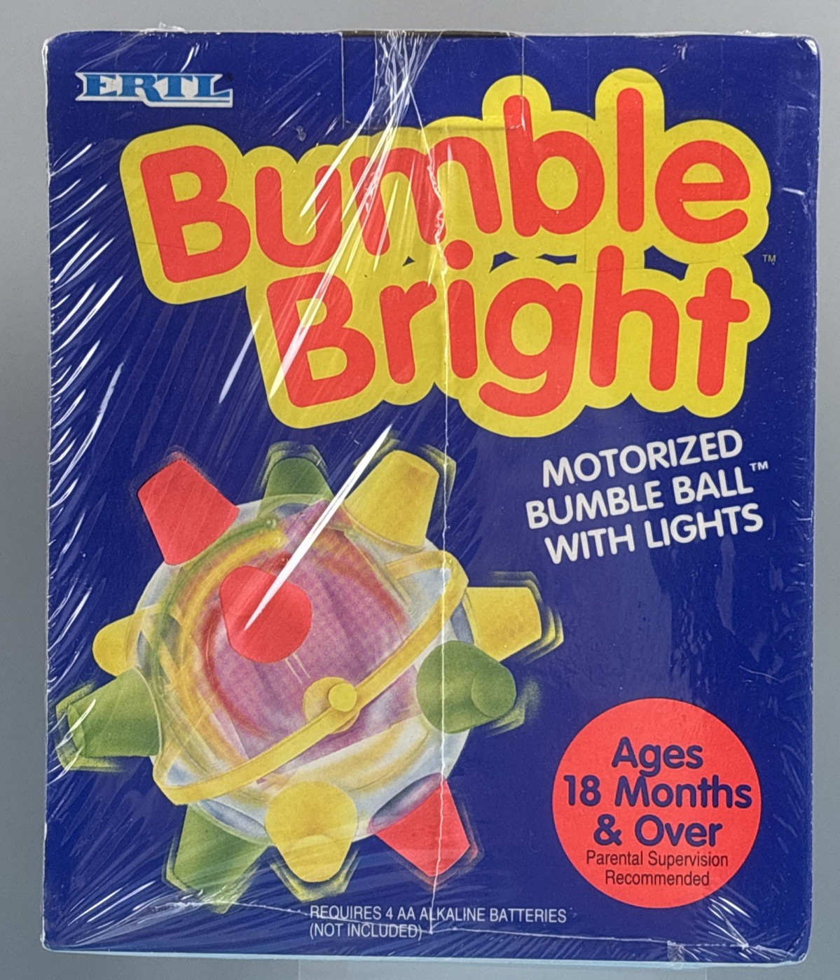 Vintage 1995 ERTL Motorized Bumble Bright New Sealed Classic Toy! Clear NIB!
