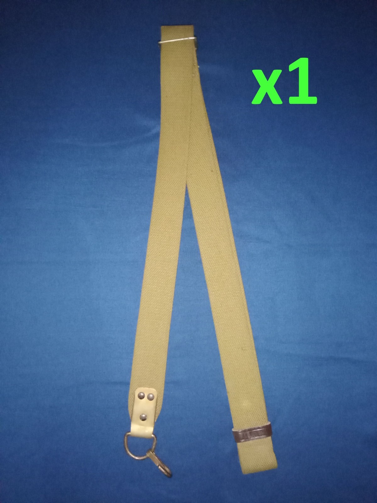 Soviet Russian Army Sling AK Carry Strap Belt Khaki Deer Head OTK Stamp Grade A