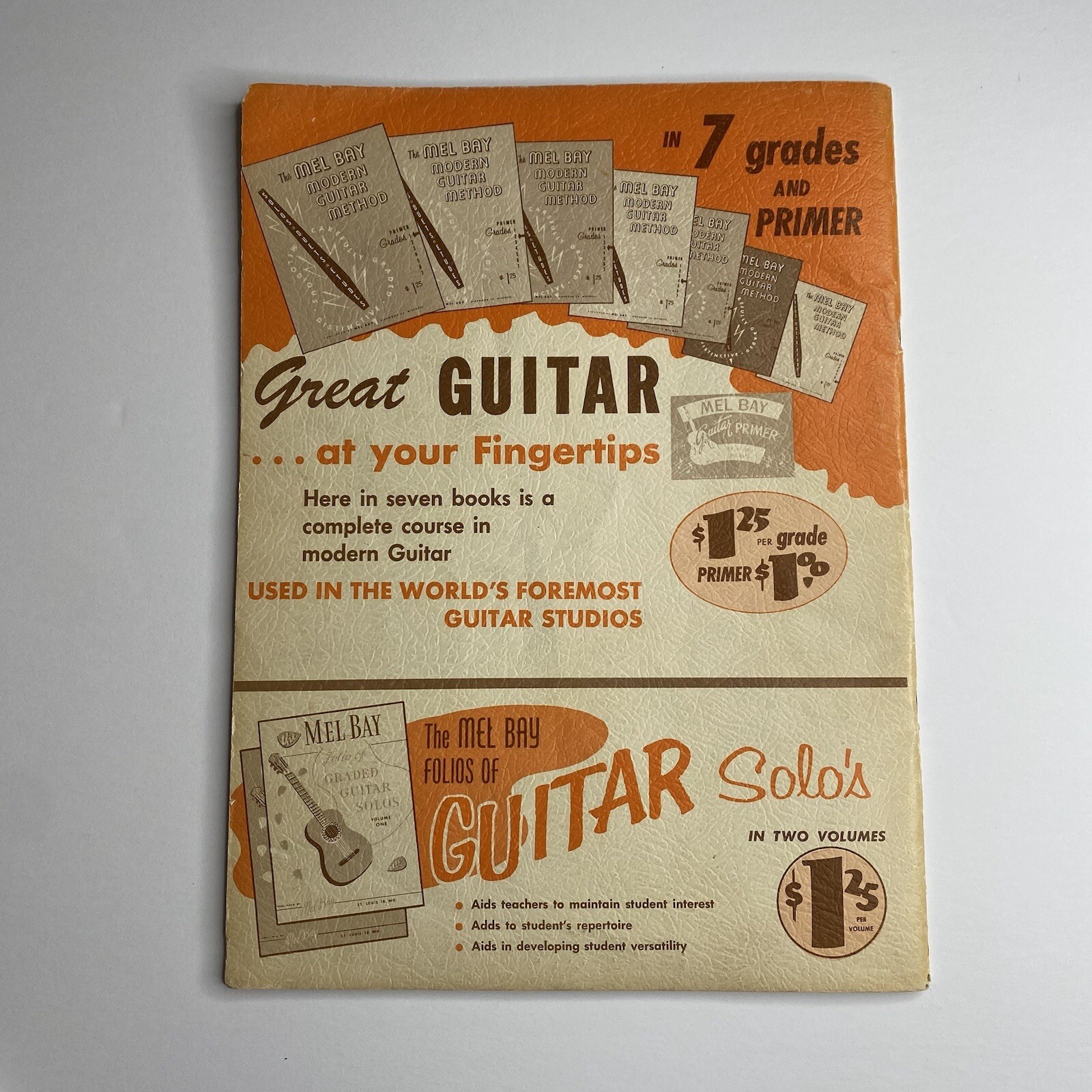 MEL BAY Mel Bay's Classic Guitar Method, Workbook, Volume 1, Vintage 1960