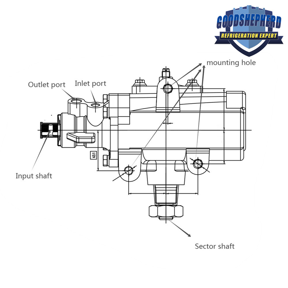 Power Steering Gear Box For 1967-1976 Chevy Camaro 1964-1973 Chevelle El Camino