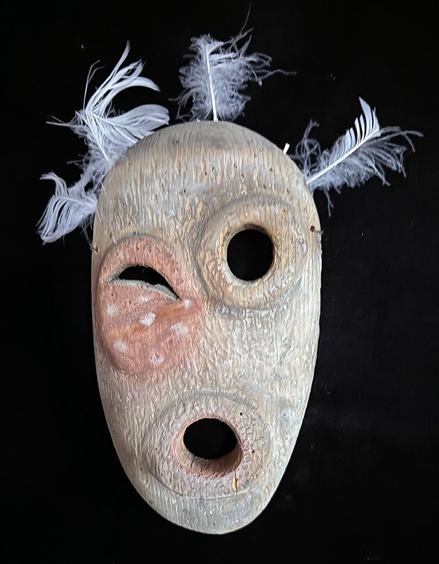 A Lower Yukon Polychrome Mask