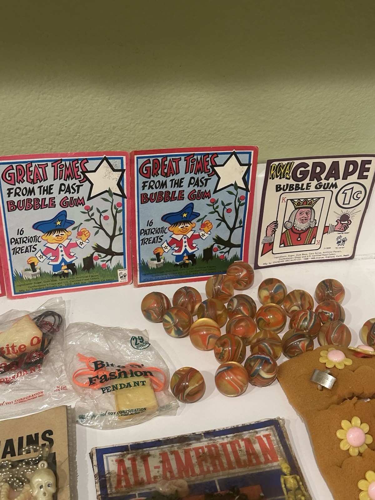 Vintage Gumball Machine Trinkets Toys Mixed Lot