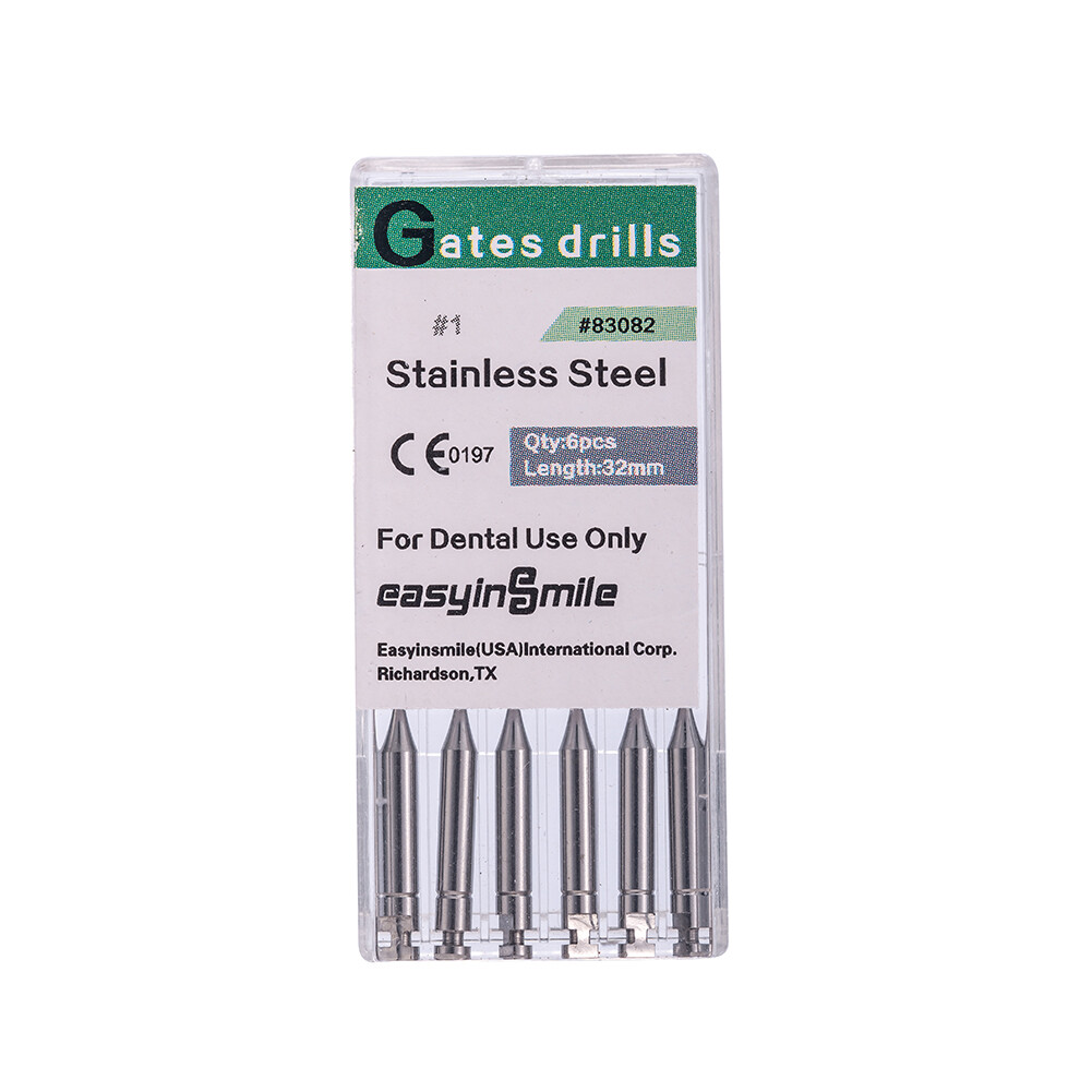 Dental Endo Pesso Reamers Gates Glidden Drills Spiral Burs Root Canal Drill #1-6