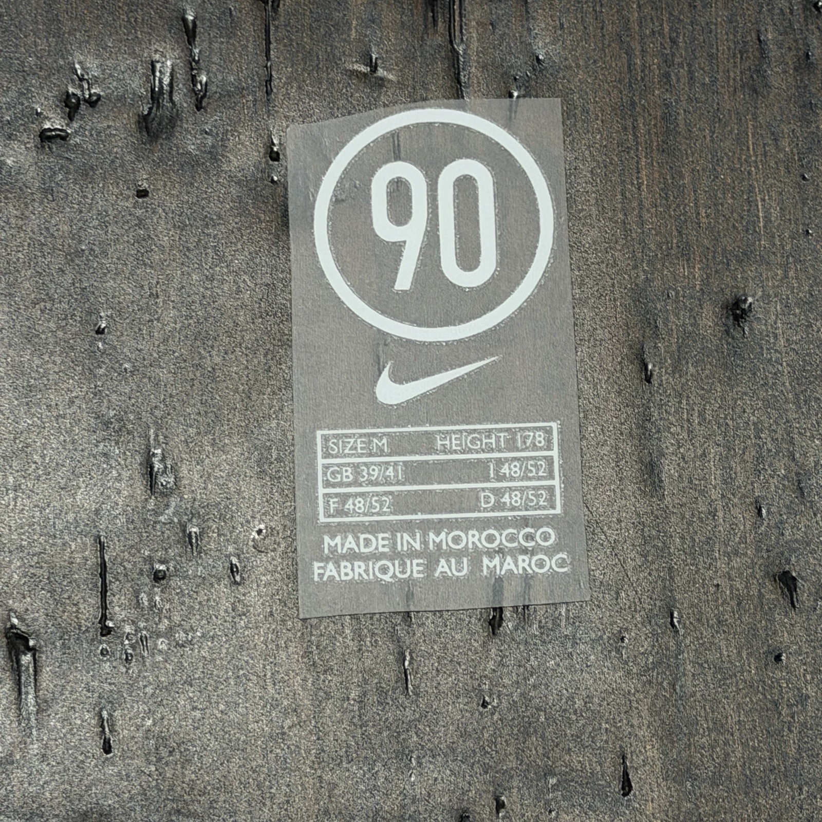 2004-2005 Nike Size label Replacement Patch Parche Parche Mexico Barcelona