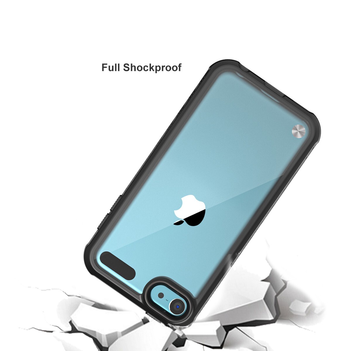 For Apple iPod Touch 7th/6th/5th Generation Case Shockproof Heavy Duty Cover blk