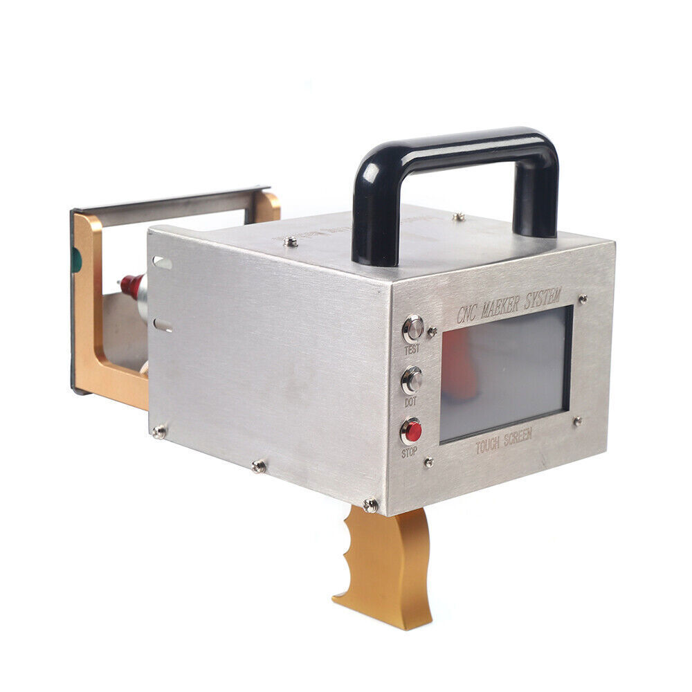 Portable Metal VIN Code Engraving Printer Touch Screen Dot Peen Marking Machine