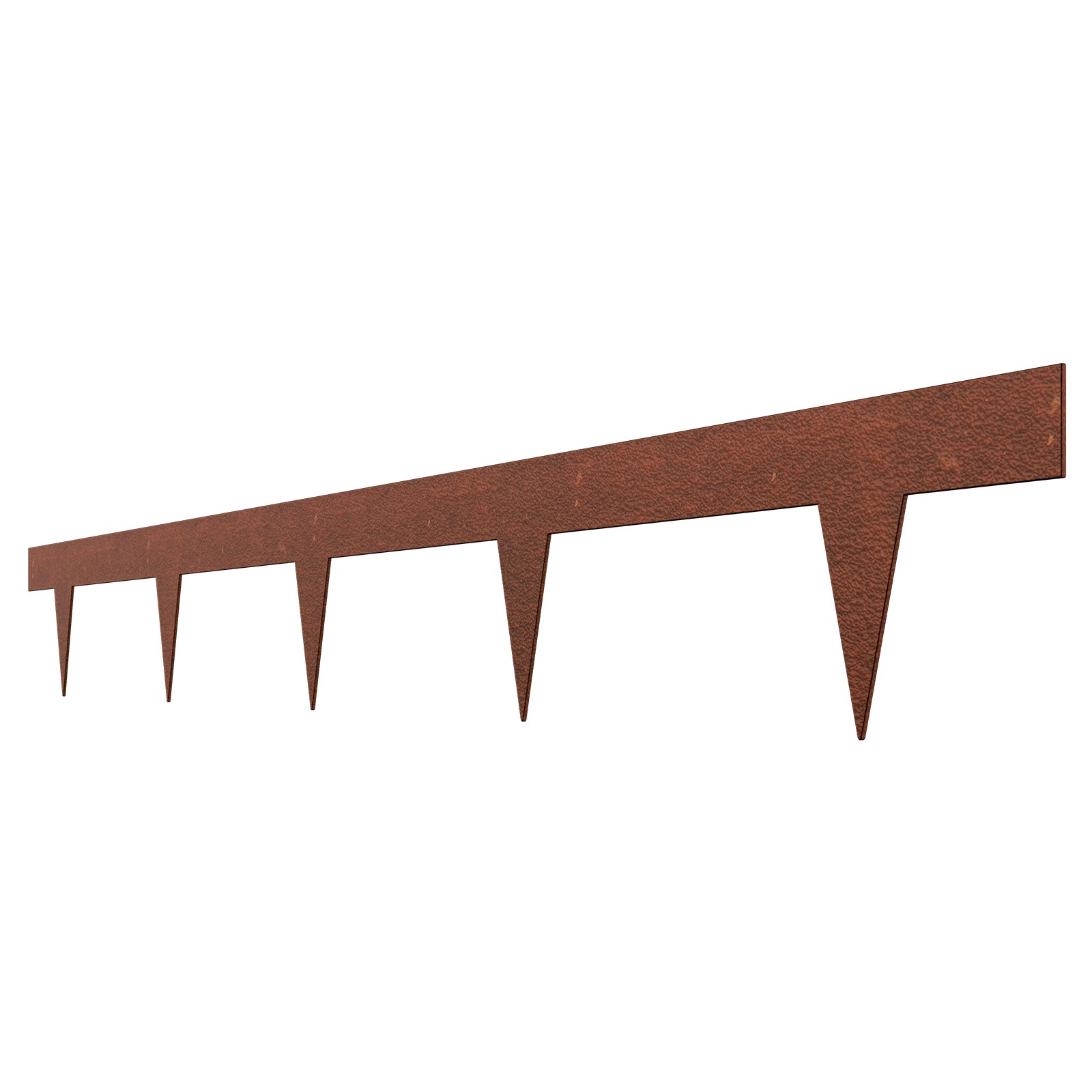 Steel Landscape Edging 10 Packs 40x4.5in Weather-Resistant Garden Edging