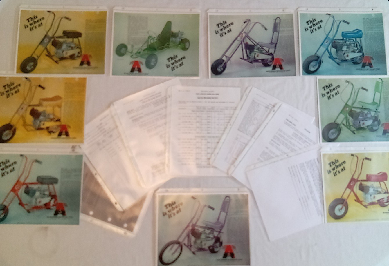 Vintage Alexander Reynolds Corp ARCO Mini Bike 16 Page Sales Brochure Reprint