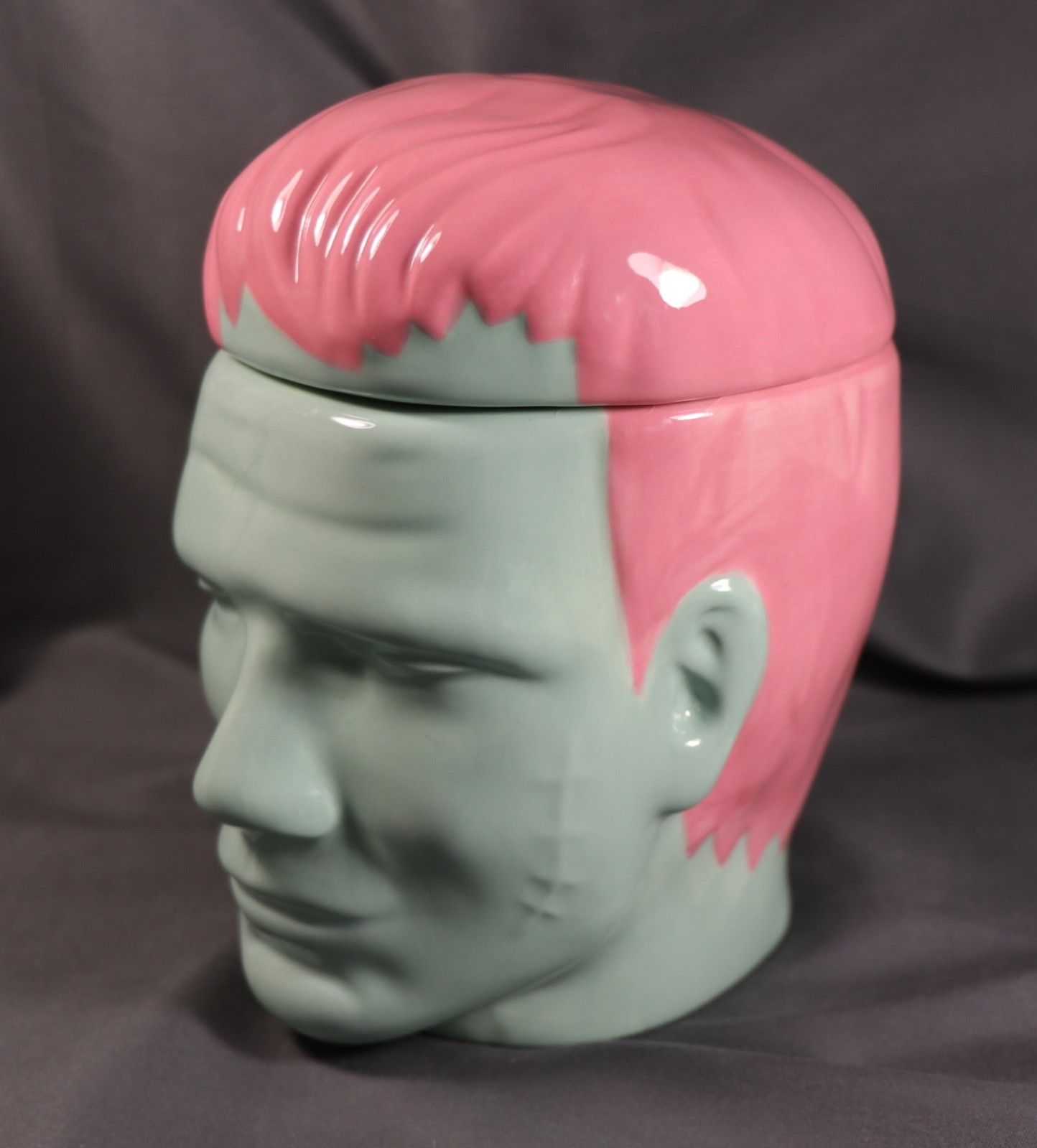 2024 Target Bullseye Halloween Pastel Frankenstein Ceramic Canister / Jar