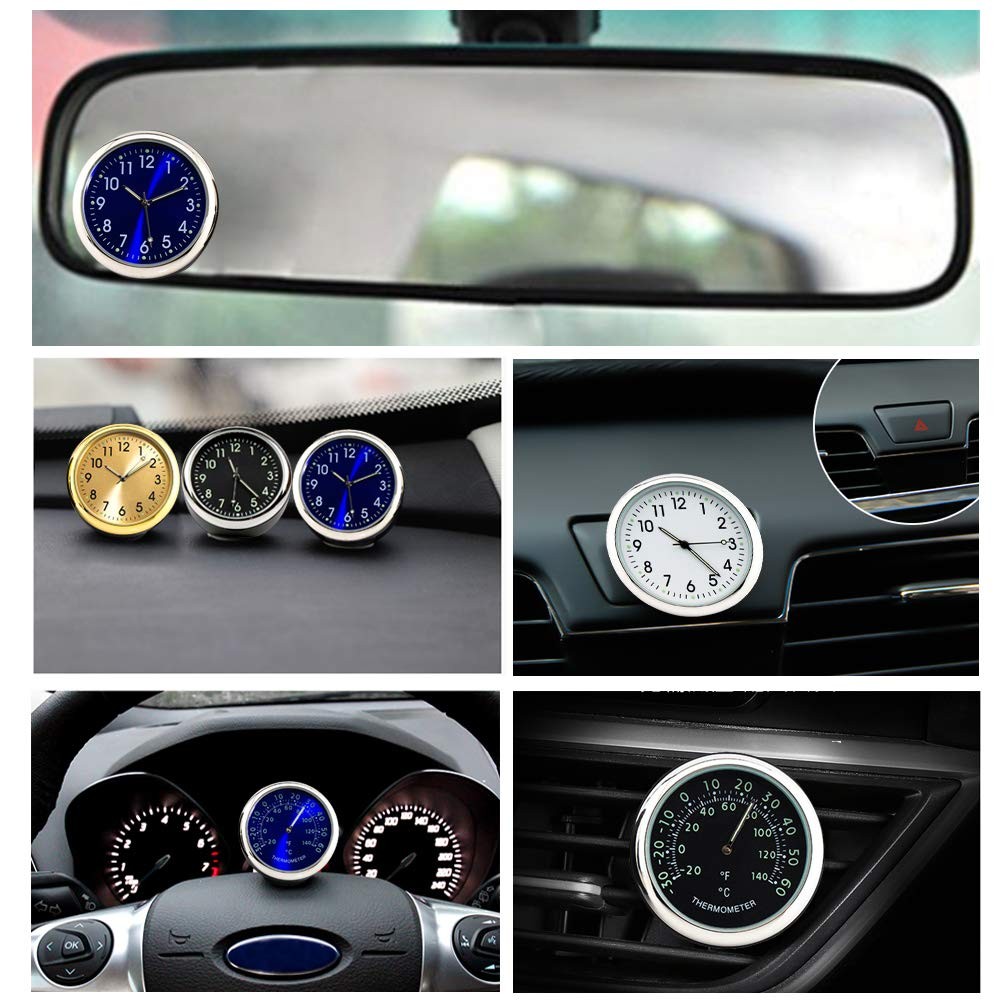 Car Dashboard Thermometer - Mini Vehicle Thermometer Decoration 1.no