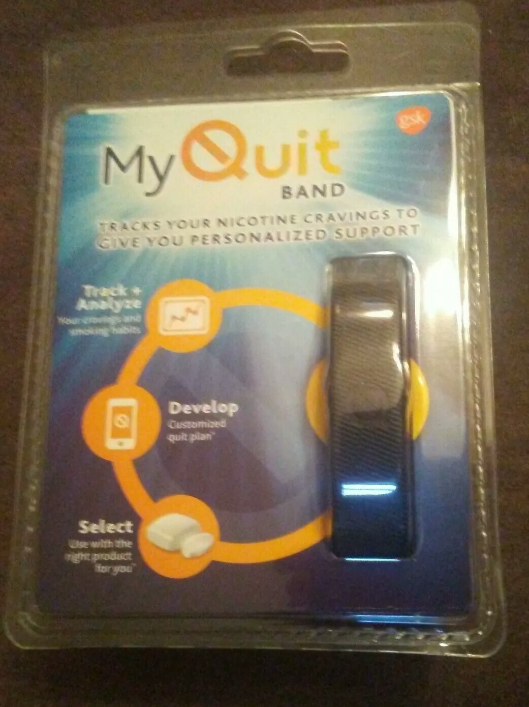 MY QUIT Band (Wearable Technology) Sealed NEW