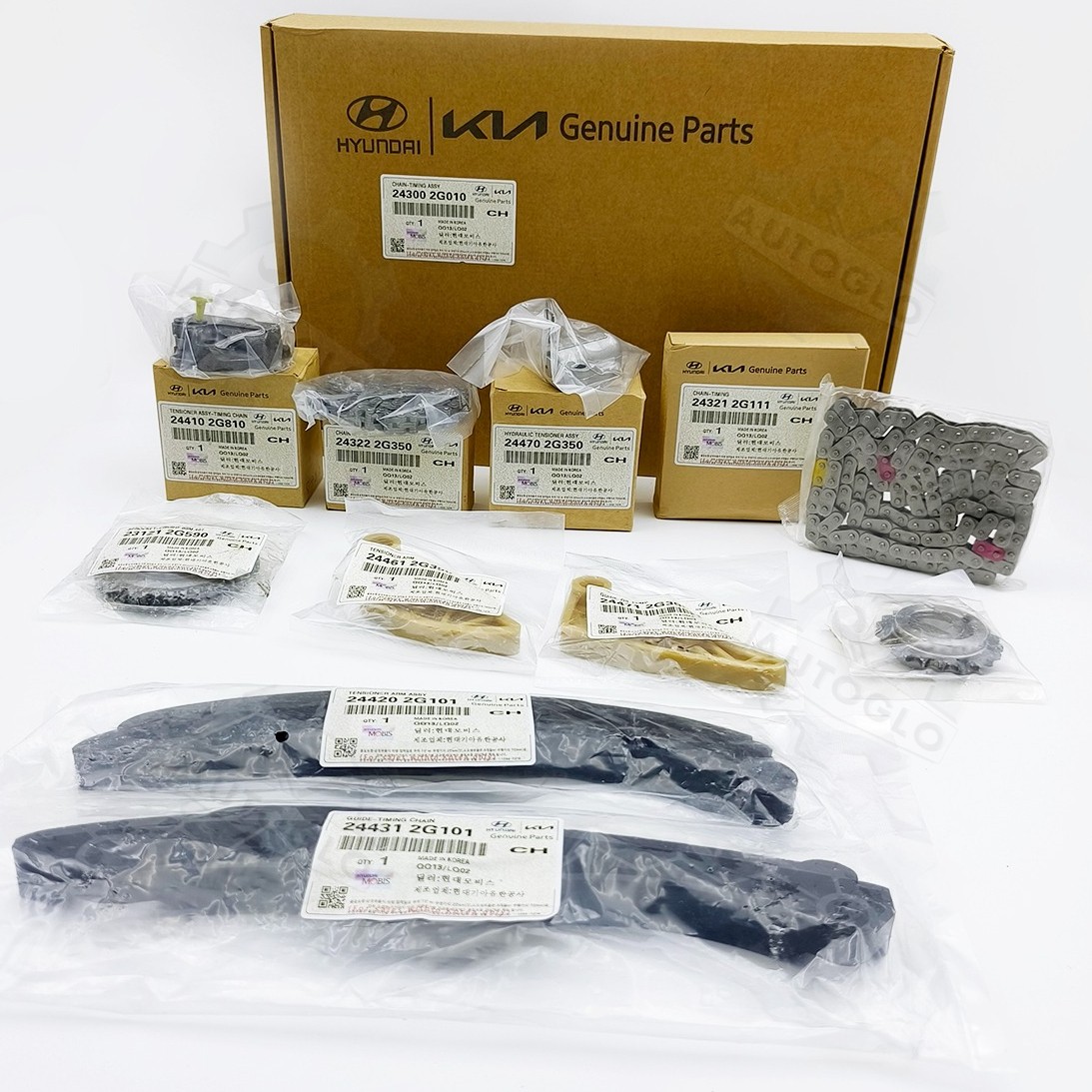Timing Chain Kit For 2011-19 Kia Hyundai Tucson Sonata Santa Fe Sport 2.0L 2.4L