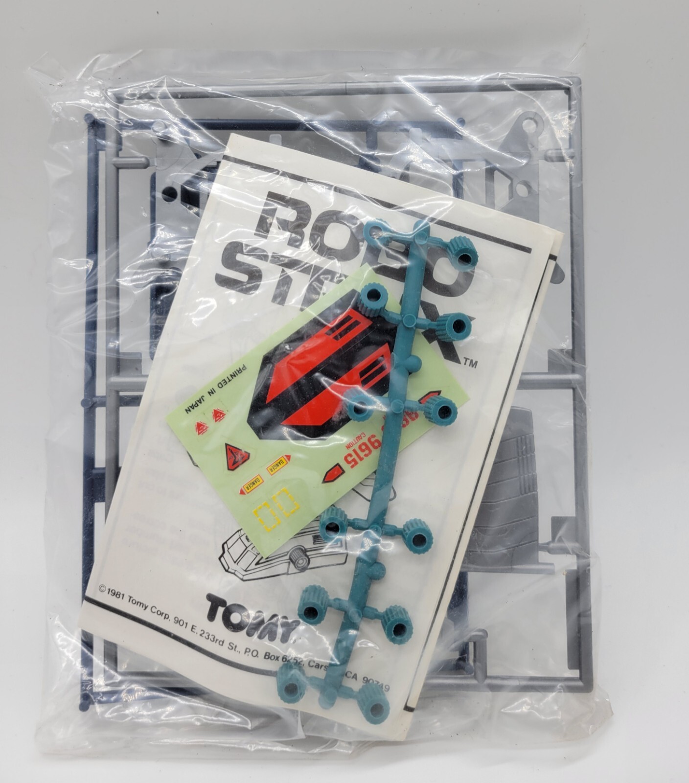 Dinosaur Robot Tomy Robo Strux Special Edition Zoids NOS Sealed in Baggie 1981