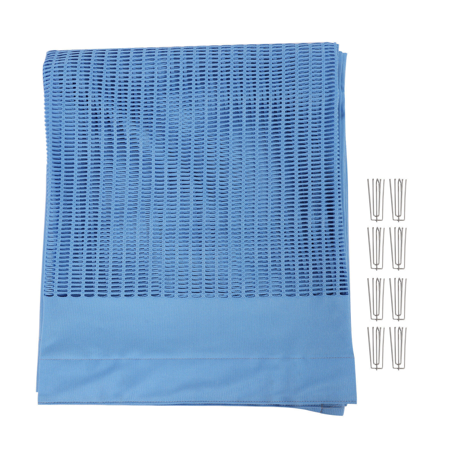 Blue Privacy Curtain hospital CLINIC curtains Polyester with 8*Hooks, 7ft x 8ft