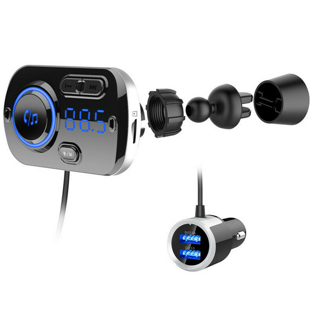 Handsfree Wireless Bluetooth FM Transmitter Car Kit Mp3 Player with USB Charger