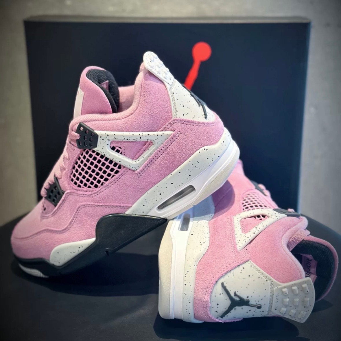 Jordan 4 'Orchid" Retro Mid Top Basketball Men's & Women's Shoes