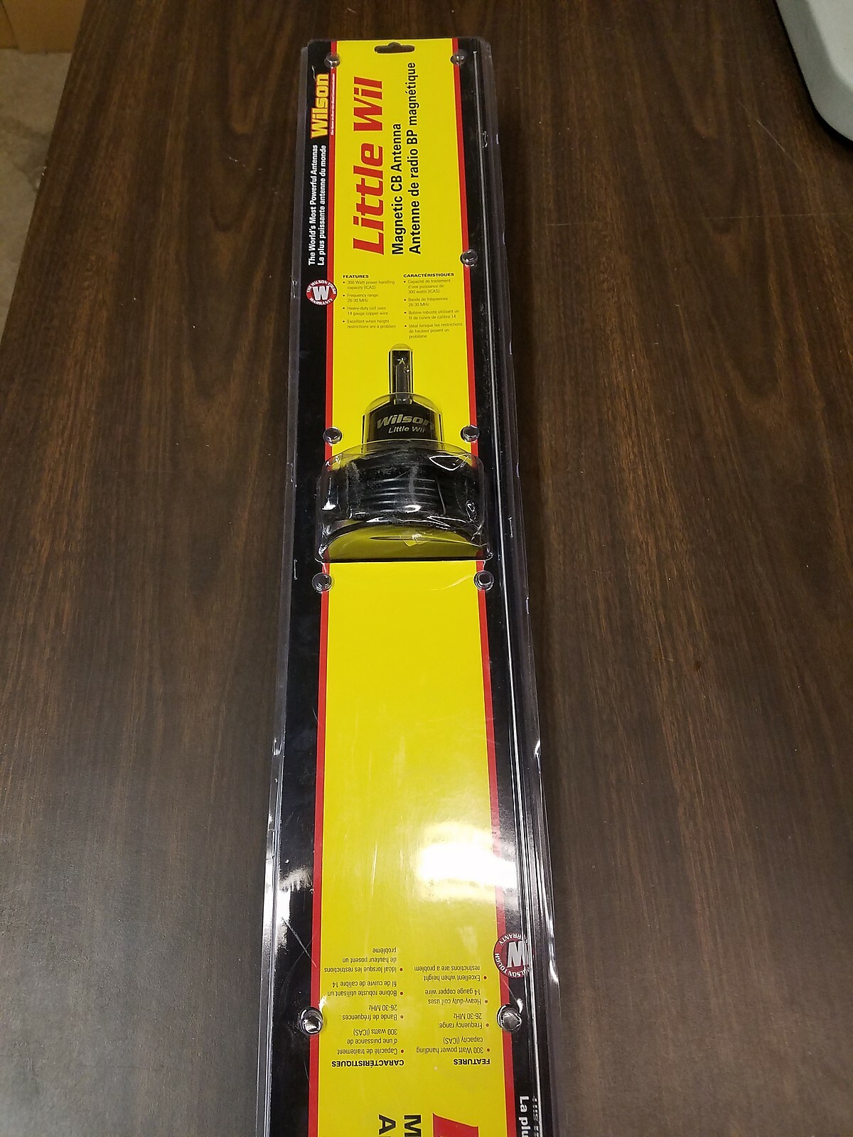 Wilson Little Wil black magnet mag mount mobile CB Antenna kit w SS whip 305-38