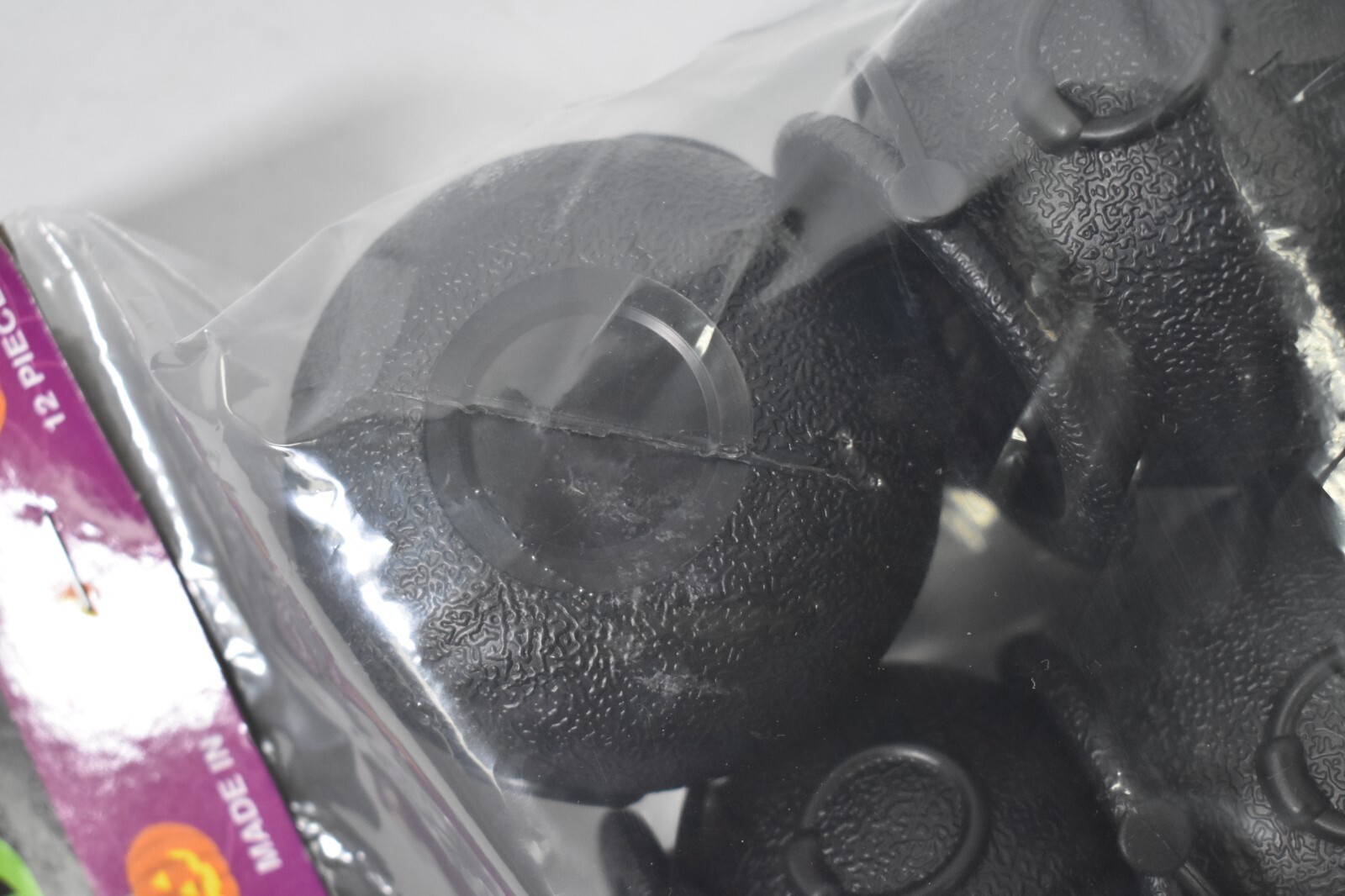 Kid Fun Mini Witch Cauldron Kettles 12 Pack Black Halloween Decoration FA906