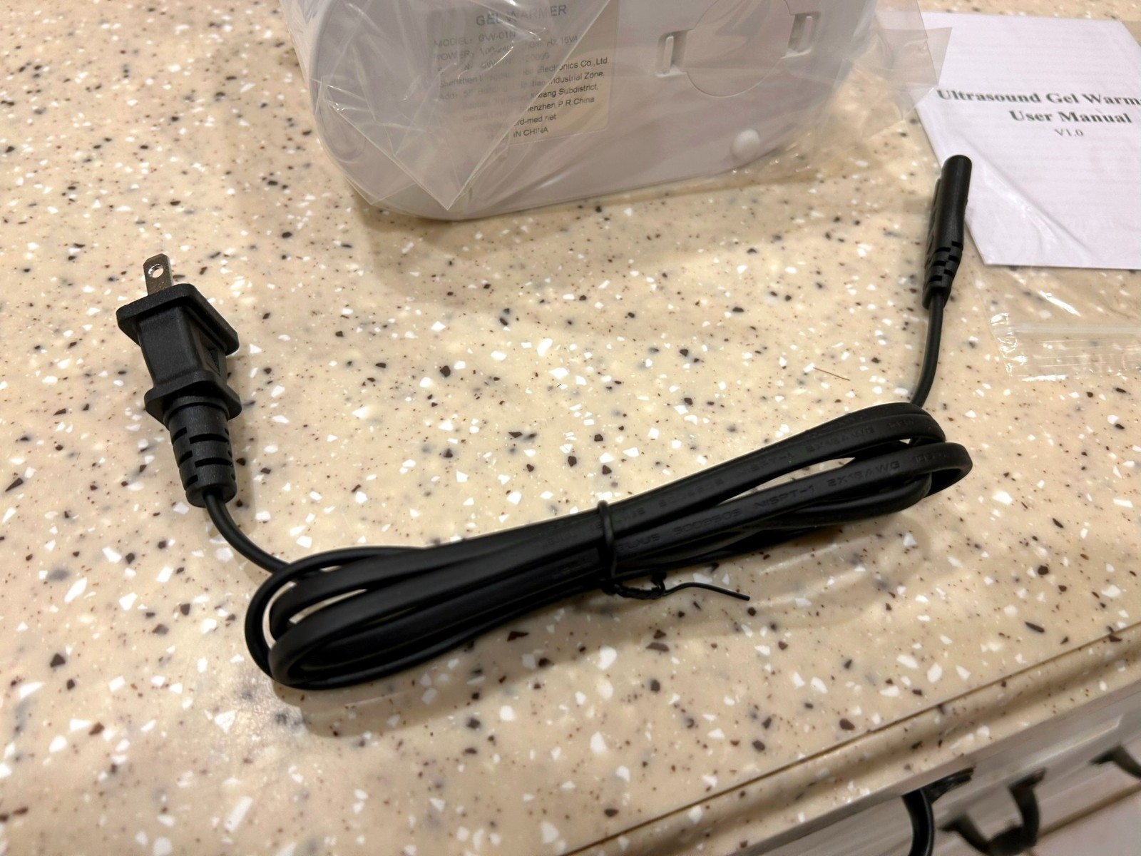 NEW! Ultrasound Gel Warmer Lite, Digital Temperature Control, Standard Bottle