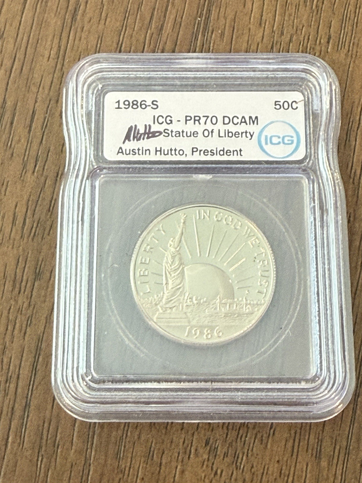 1986-S Statue Of Liberty Commemorative Silver Half Dollar PR70 DCAM ICG