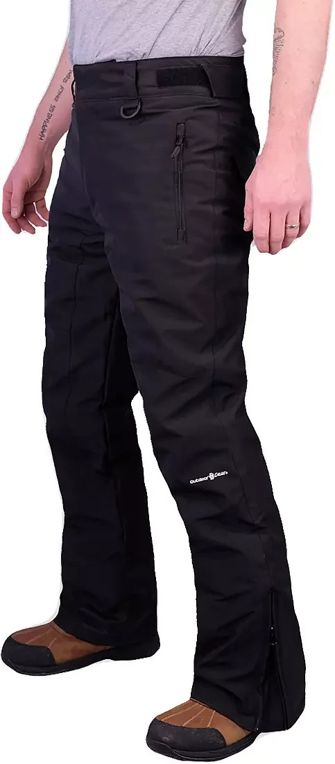 Outdoor Gear Men's Polar Snow Pants Black Insulated Waterproof Ski 2XL NWT