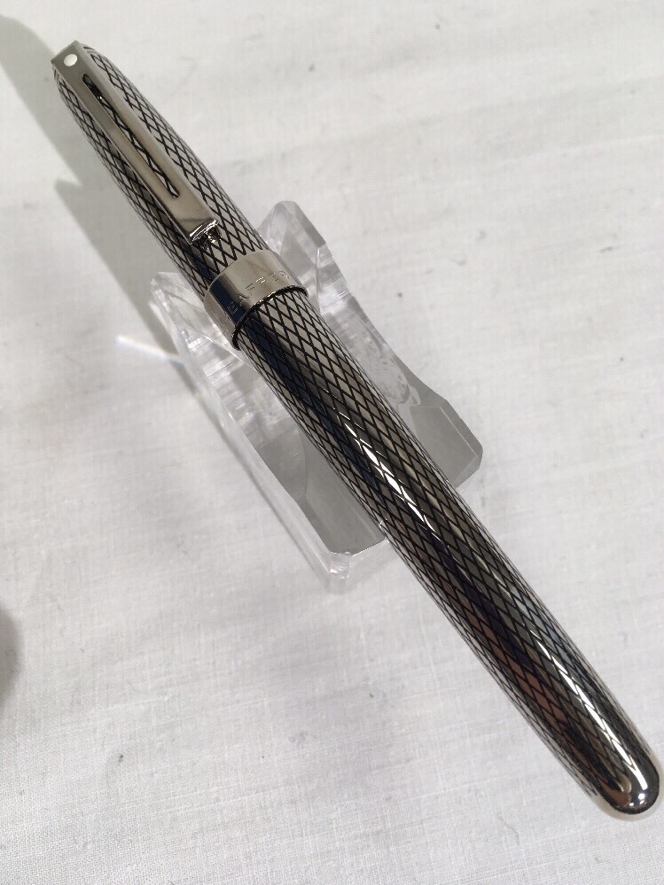 Sheaffer Prelude Signature Palladium Plate "M" Nib Fountain Pen