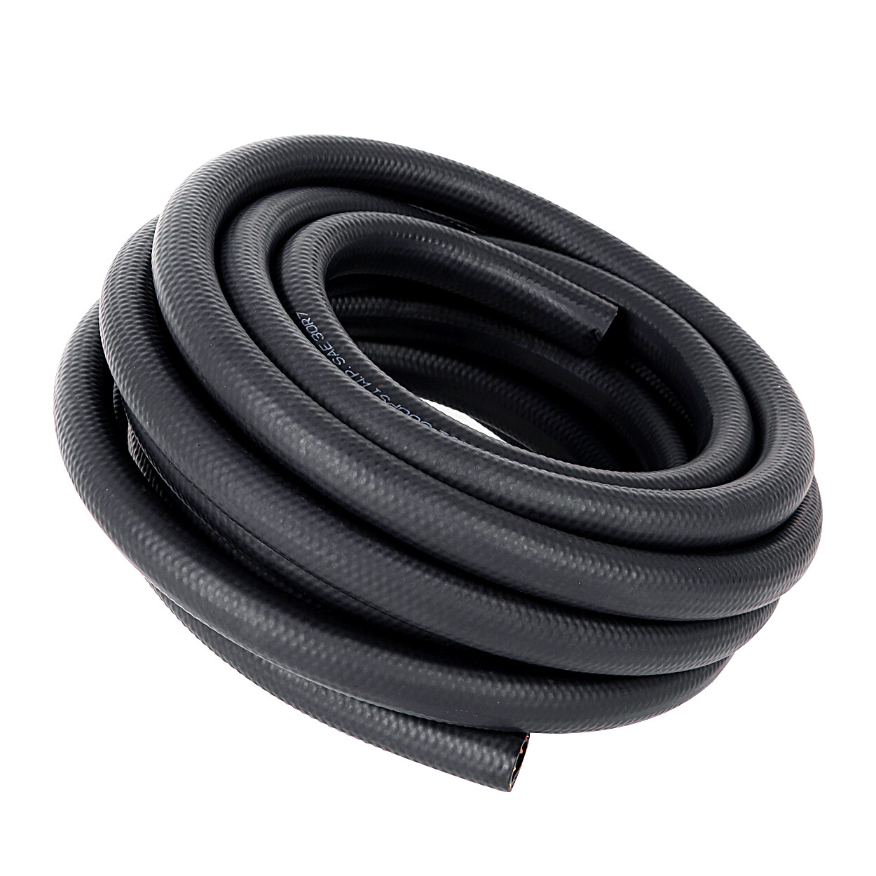LokoCar Fuel Hose Line Push Lock NBR Rubber SAE 30R7 5FT 10FT 25FT 300PSI Black