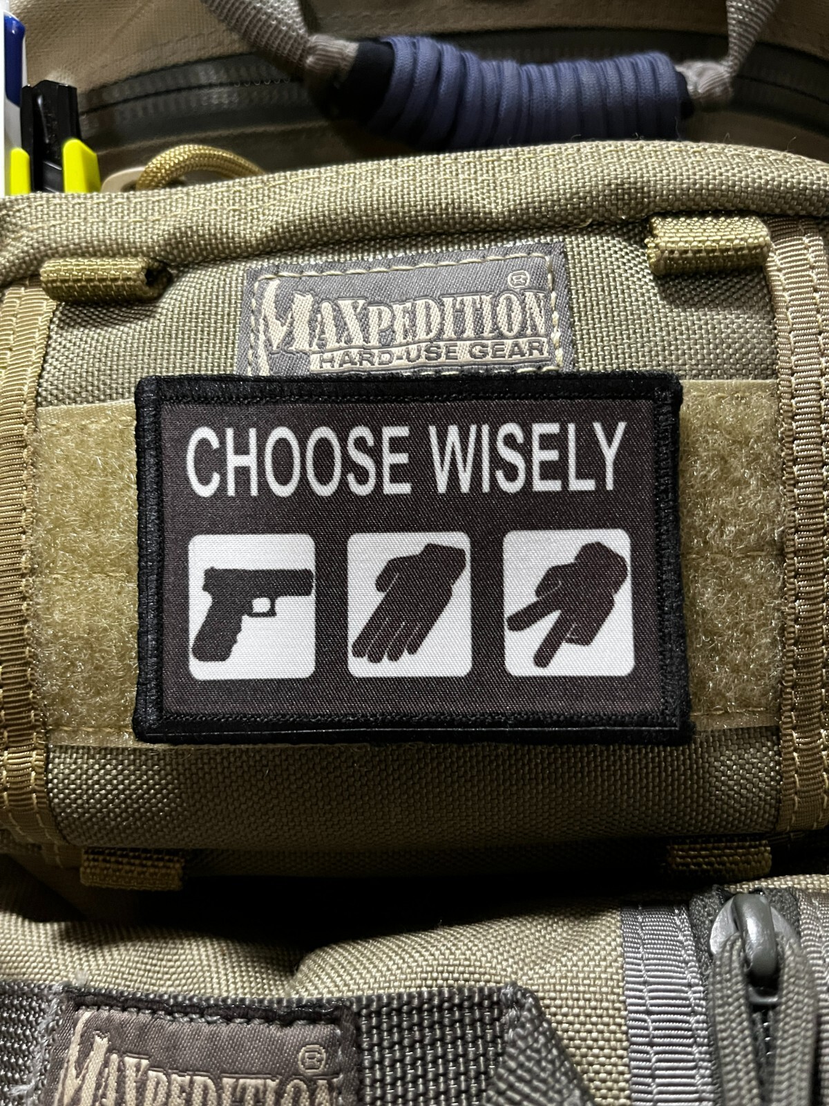 Pooh Stay Strapped or Get Clapped Funny Morale Patch Tactical ARMY Military