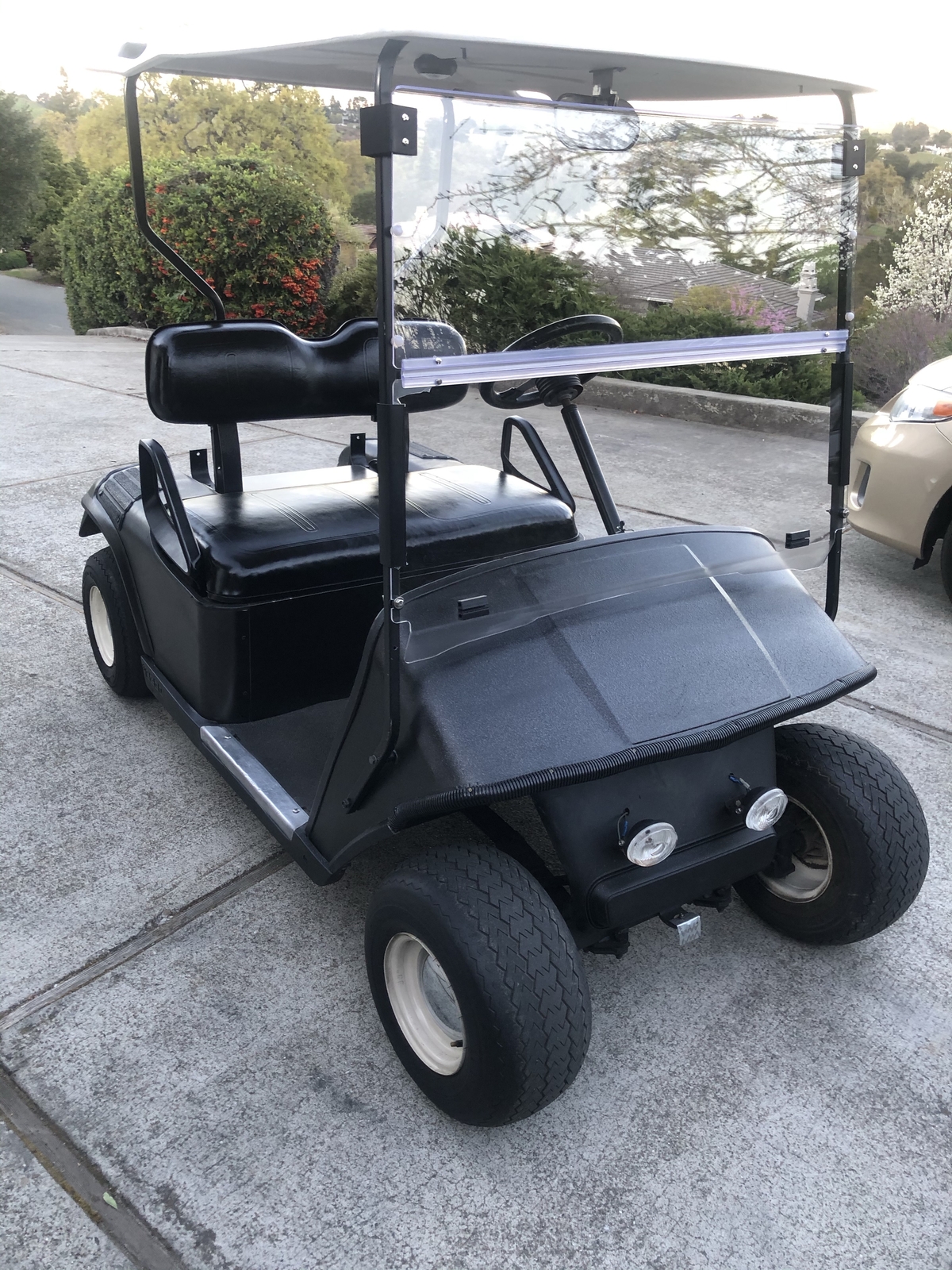 Folding Acrylic Golf Cart Clear Windshield For EZGO TXT Medalist 1994-2014 2013