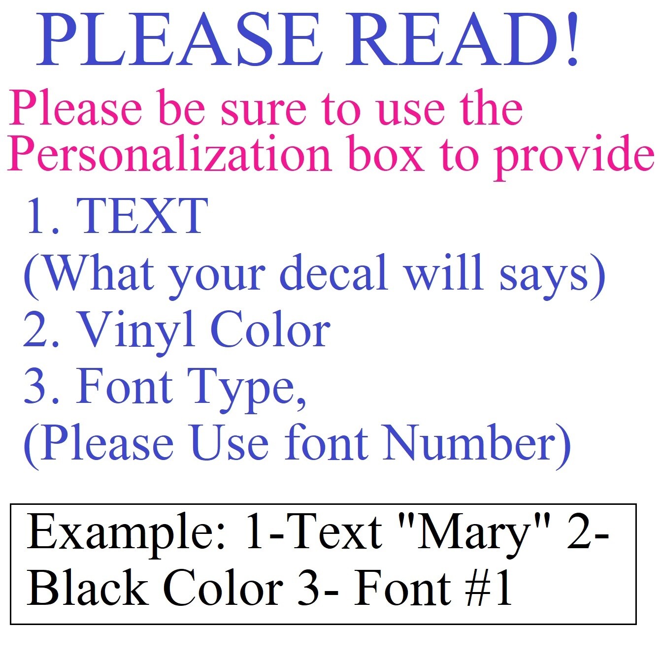 Custom Decal Sticker Vinyl Lettering Personalized Text,Window Wall Car Truck (14