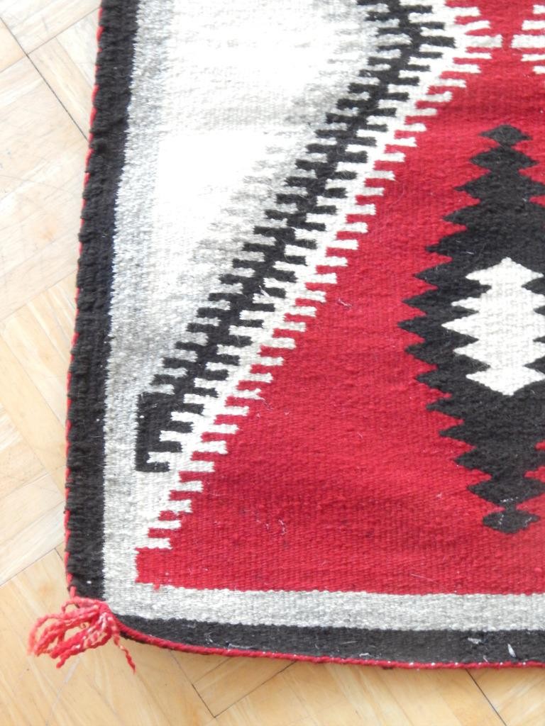 ANTIQUE NAVAJO INDIAN KLAGETOH DAZZLER RUG - NICE LRG SIZE + FABULOUS COLORS