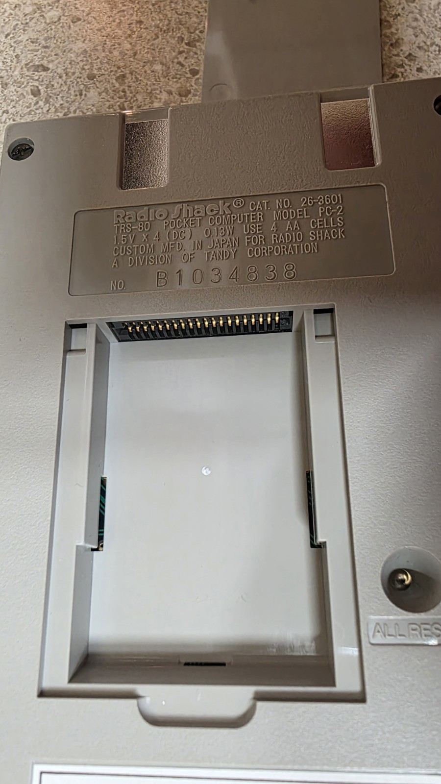 Radio Shack TRS-80 Pocket Computer PC-2 Japan Box Tested 26-3601 Vtg