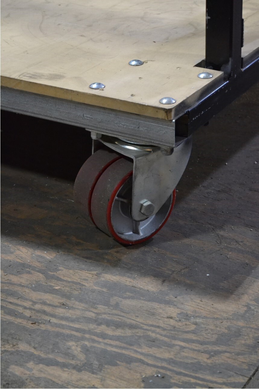 Industrial Warehouse Heavy Duty Steel Rolling Cart